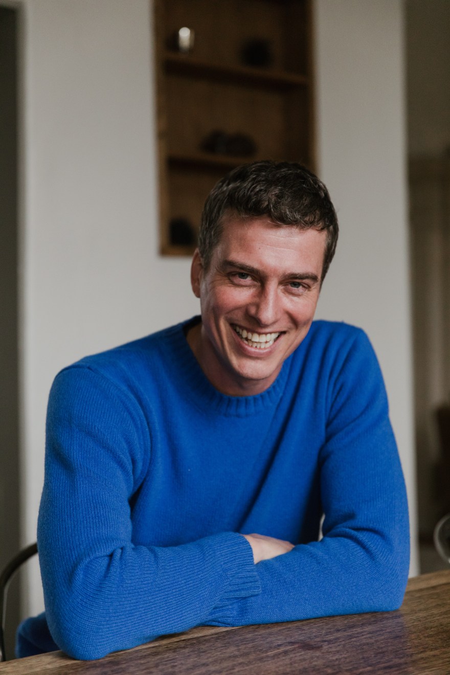 Mark Blacklock, author. Portrait by Joanne Crawford